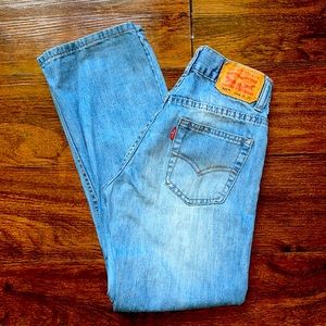 Boys 505 Levis 10 slim EUC